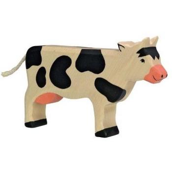 Holztiger Standing Cow Farm Animal Wooden Figurine 16cm - Wooden Toys