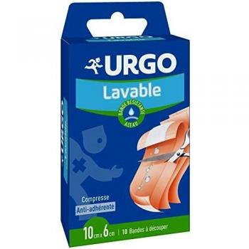 Urgo Venda Lavable Resistente al Agua 10 Vendas 10 cm x 6 cm