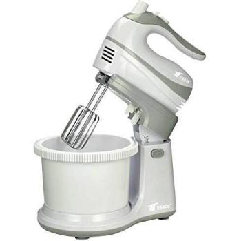 Batidora Amasadora Thulos, con Bol Giratorio de 3 Litros de Capacidad. Selector de 5 Velocidades