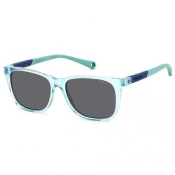 Gafas de Sol Polaroid Kids PLD 8058/S Azul, Talla 48, para Niños