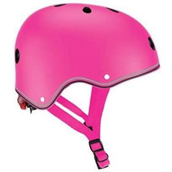 Globber Primo Lights Kids Helmet XS/S (48-53 cm) - Neon Pink