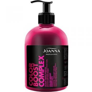 Joanna Professional Color Boost Complex Toning Shampoo 500ml - Pink and Yellow Neutralizing Formula