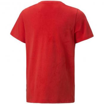 Puma Ess+ Logolab Tee B Camiseta Deportiva Roja Modelo 673257-11 para Niño