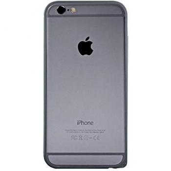 Parachoques de Aluminio Gris con Protección de Pantalla para iPhone 6
