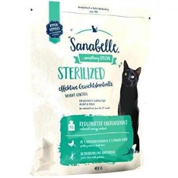 Sanabelle Comida para Gatos Esterilizados con Ave, Vitaminas y Proteína Fresca - 400g