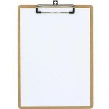 Portapapeles con Pinza A4 Grafoplas Madera