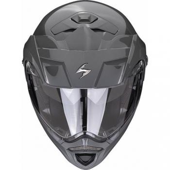 Casco SCORPION ADX-2 Sólido gris cemento - Motopasión Store, Scorpion ADX-2 Solid Casco - Gris (2XL)