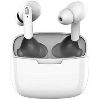 Auriculares Inalámbricos, Auriculares Bluetooth 5.0 con Micrófono, Sonido Estéreo Auricular Mini Twins In-Ear Auriculares con Caja de Carga, IPX7 Impermeable, Reproducción 25 Horas