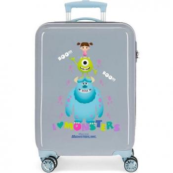 Disney Monsters Boo! Maleta de Cabina Infantil Rígida Azul 34L