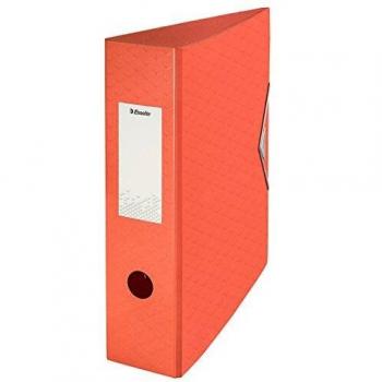ESSELTE 626216 - Archivador de palanca polifoam COLOUR'ICE DIN A4. Lomo 75 mm color albaricoque