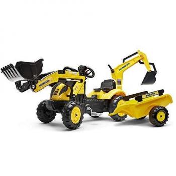 Tractor amarillo Falk Komatsu