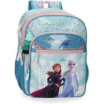 Frozen Mochila Escolar Find Your Strenght 42cm, Azul