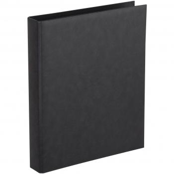 Herma 7559 - Álbum clásico con anillos, cuero, 265X315, color Negro
