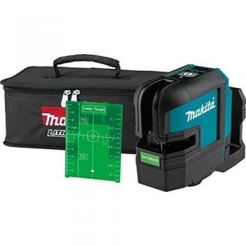 Nivel láser en cruz linea verde a batería MAKITA SK105GDZ