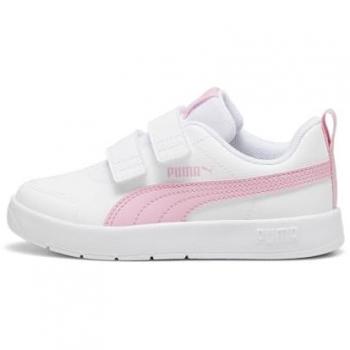 Zapatillas Puma Courtflex V3 V Niña Blanca/Rosa