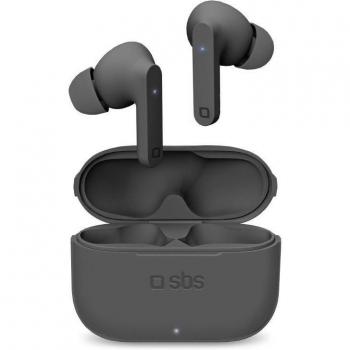 Auriculares In-ear Bluetooth TWS Urban Pro Negro con Estuche de Carga y Tres Tamaños de Almohadillas