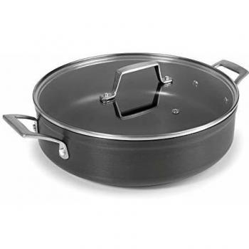 Sautoir Anodizado 28 cm con Tapa y Asas - Lacor