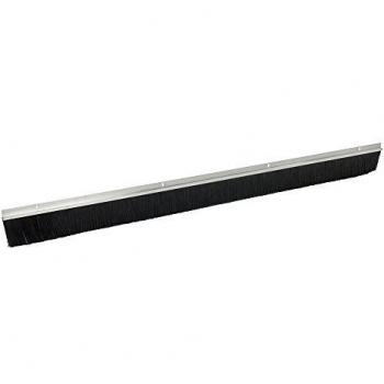 Burlete de Aluminio para Puertas de Garaje con Cerdas de 50 mm - 2 Piezas de 1067 mm