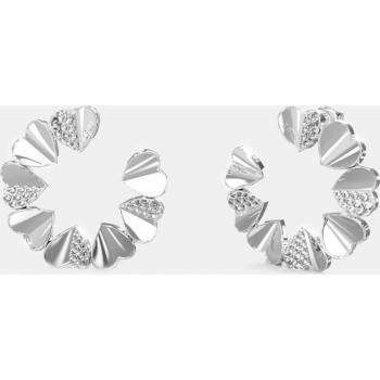 Pendientes Guess JUBE03037JWRHT-U Lovely Guess de acero inoxidable con circonitas