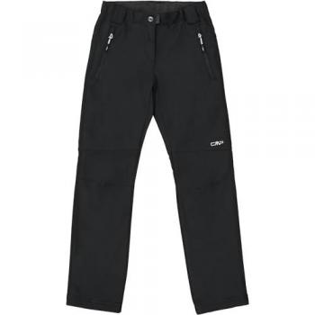 CMP Kids Black Long Pants - Size 176, Unisex Softshell