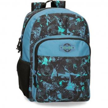 Mochila escolar Soccer 38 cm con bolsillo frontal