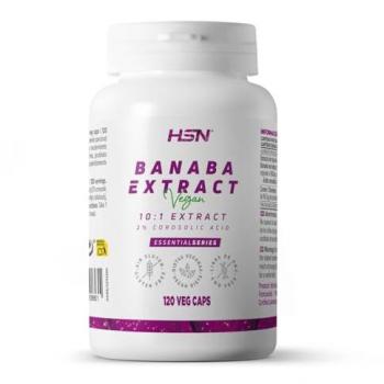 Extracto de Banaba 500mg (10:1) | 120 Cápsulas Vegetales - Control de Glucosa en Sangre | No-GMO, Vegano, Sin Gluten