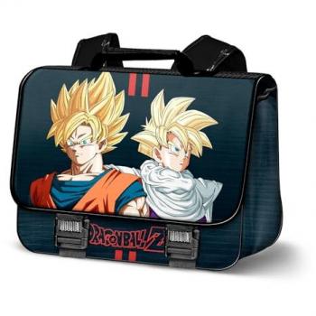 Mochila Cartable Dragon Ball Z Unity 2.0 - Azul Oscuro, 38 x 30 cm, Capacidad 13,5 L, Seguridad Reflectante