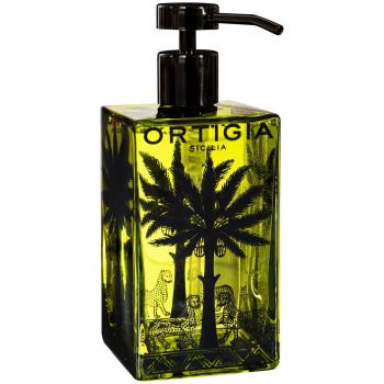 Fico d'India Refillable Liquid Soap 500 ml in Green Glass