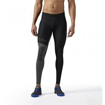 Reebok Sptn M Mallas, Hombre, Negro, L