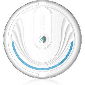 Robot Aspirador Inteligente con Potente Succión y Función de Fregado, Automático y Recargable por USB
