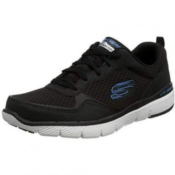 Zapatillas de Caminar Skechers Flex Advantage 3.0 para Hombre en Negro