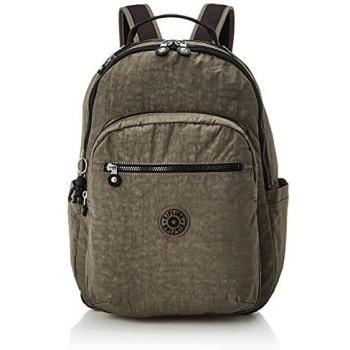 Mochila Kipling Seoul Básica 27L Verde Musgo Talla Única