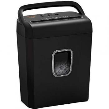 Destructora de papel Peach PS500-30, corte en partículas P-4, 7 hojas, capacidad de 13 litros, silenciosa (65 dB), apta para grapas y tarjetas de crédito