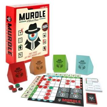 Murdle Board Game - Multicolour, Goliath Games Presents: Murdle - The Board Game | Based on the Best Selling Puzzle Book | Clues, Codes, Mystery, Murdle | For 1+ Players Ages