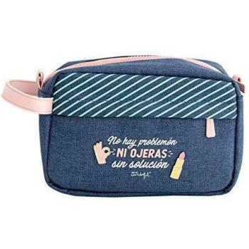 Mr. Wonderful Neceser-No Hay problemón, ni ojeras, sin, Multicolor, Talla Única