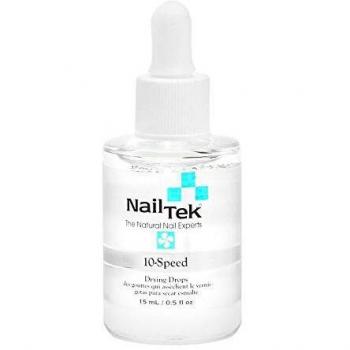 Nail Tek 10-Speed Drying Drops - Gotas Secantes de Esmalte de Uñas 15 ml Secante de Uñas Rápido
