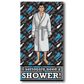 FACTORY Entertainment Archer I serio necesita una ducha toalla de playa