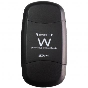 Ewent EW1071 - Lector de tarjetas compacto Todo-en-uno, USB 3.0