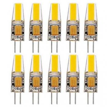 LEDCJW Bombillas led,,6W G4 Luces LED de Doble Pin T 1 COB 400-500 lm Blanco Cálido / Blanco Fresco / Blanco Natural Decorativa / ImpermeableAC 12 / AC 24 / DC , 12v