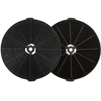 Filtro de carbón activado KF 574 para extractor DU 7604 G (2 piezas) - negro