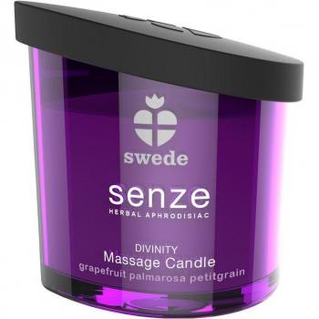 Sweede Senze Massage Candle Divinity - Grapefruit Palmarosa Petitgrain 50 ml Vela Masaje