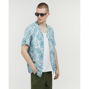 Camisa fluida estampada de hombre Sfera