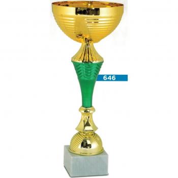 TROFEO COPA PREMIAZIONI DEPORTIVOS PARA BASE DE MÁRMOL-D H CM, 40 CM, 16-ACABADOS-MADE IN ITALY