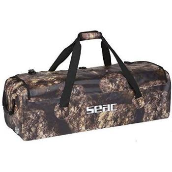 Seac U-Boot Camo Estanca para Buceo, Bolsa Deportiva para Aletas Largas de Apnea, 105L, Camouflaje, Adultos Unisex, Camuflaje, Talla única