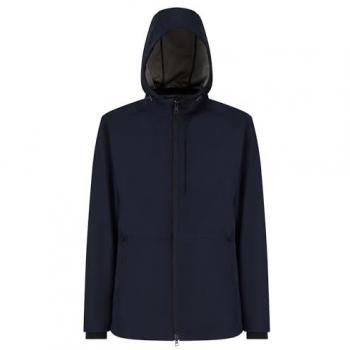 Chaqueta con capucha Geox Spherica para Hombre Azul Medianoche