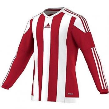 adidas Striped15 Jsy L - Camiseta de equipación de manga larga para hombre, color rojo, talla S