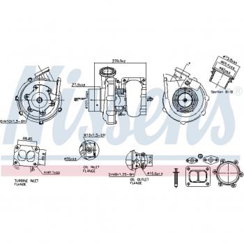Turbocompresor Cargador NISSENS 93390