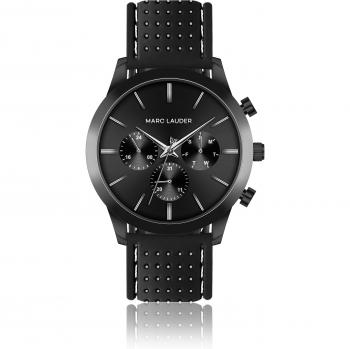 Marc Lauder London Black Silicone Watch - 44 mm