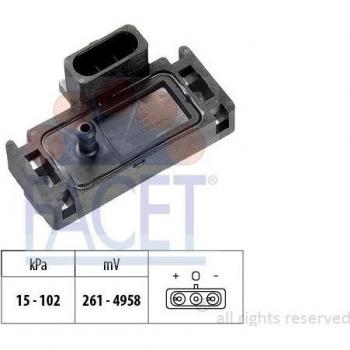 Sensor de presión de aire FACET 10.3001, adaptación a la altura, sensor de presión del colector de admisión