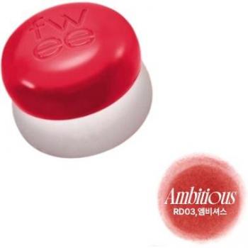 Fwee - Lip & Cheek Blurry Pudding Pot 5g - RD03 Ambitious